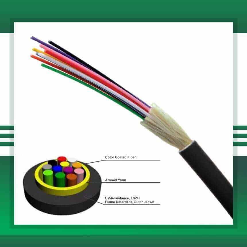 best om3 8 core Fiber Optic cable multimode indoor outdoor