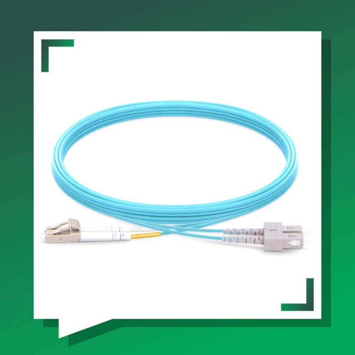 Fiber Optic Patch Cord Multi Mode SC-SC-UPC Duplex LSZH OM3