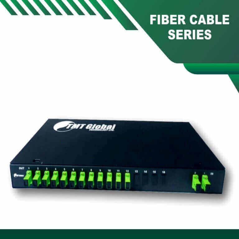 Home 6 Fiber Splitter SC APC 2 X 12 Rack Mounted