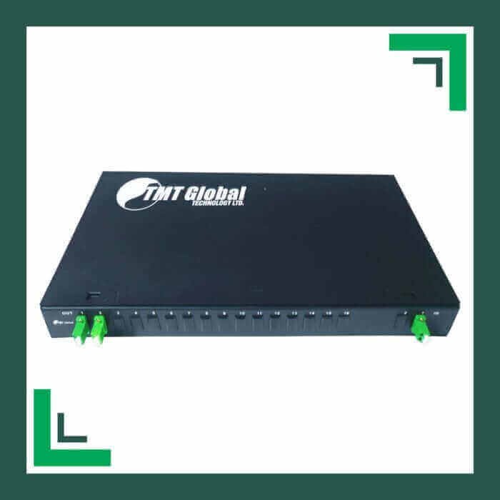 Fiber Splitter LC-APC Rack Mounted 2X4