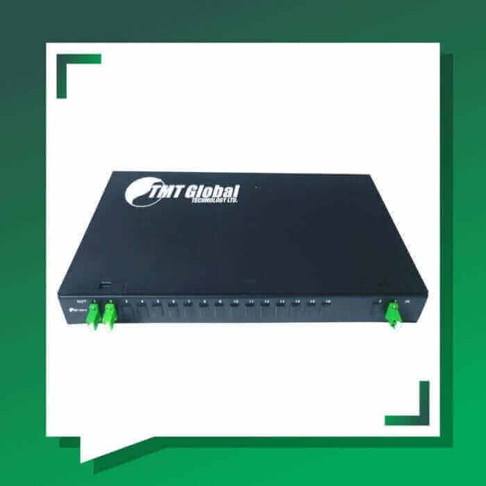 Fiber Splitter LC-APC Rack Mounted 2X4