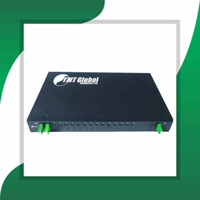 Fiber Splitter LC-APC Rack Mounted 2X4