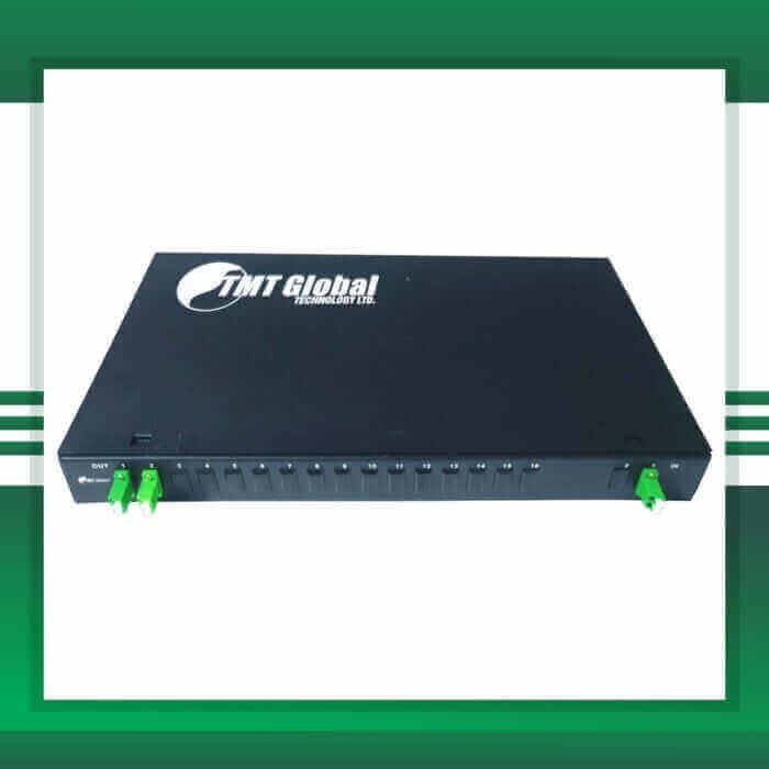Fiber Splitter LC-APC Rack Mounted 2X4