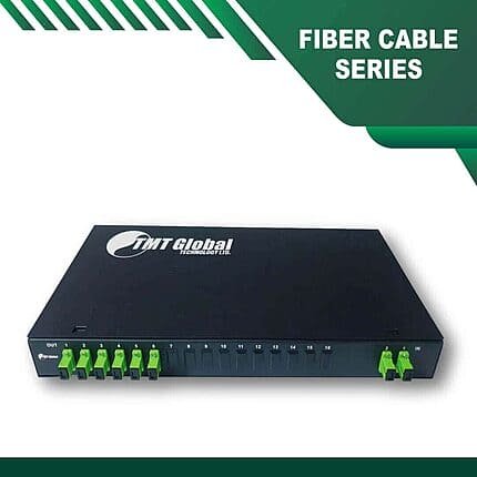 Fiber optic SC APC Splitter 2X6 Rack Mounted Fiber Splitter SC-APC Rack Mounted 2X6