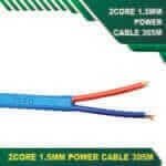 Power ELV Security Alarm Cable 1.5mm 2core 305m