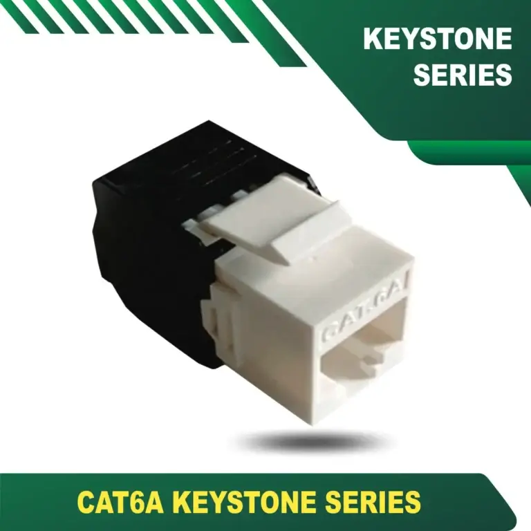 Home 9 cat 6a keystone jack UTP Tools Less TMT-4330