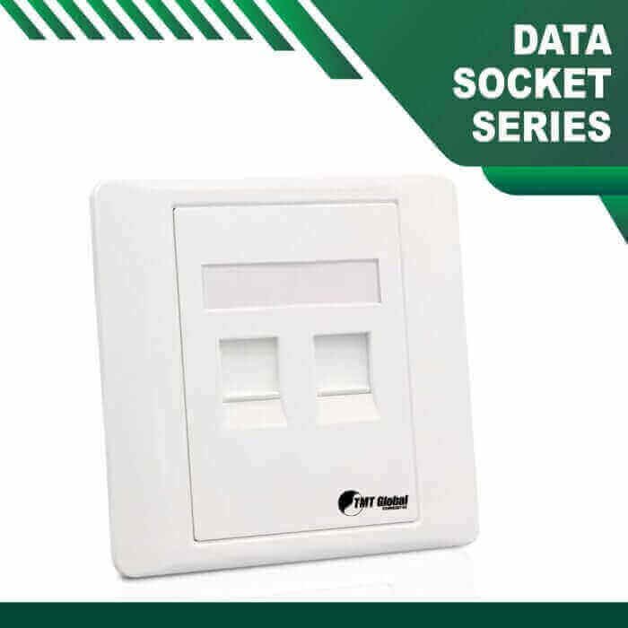 Data Outlet Socket Dual Port