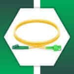 Fiber Optic Patch Cord Single Mode SC-LC-APC Duplex LSZH