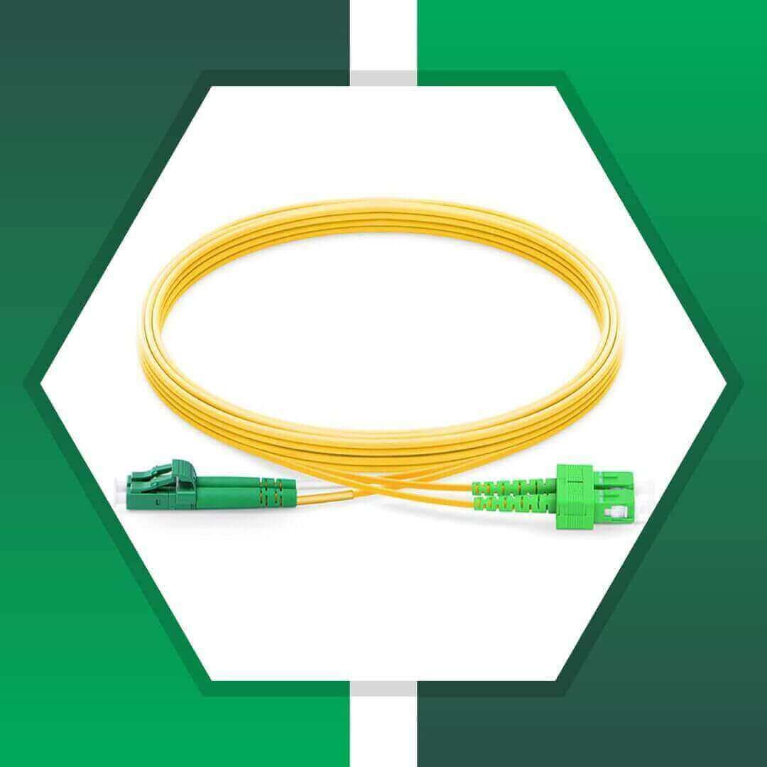 fiber patch cord TMT-D11210Y-2Fiber Optic Patch Cord Single Mode SC-LC-APC Duplex LSZH Fiber Optic Patch Cord Single Mode SC-LC-APC Duplex LSZH