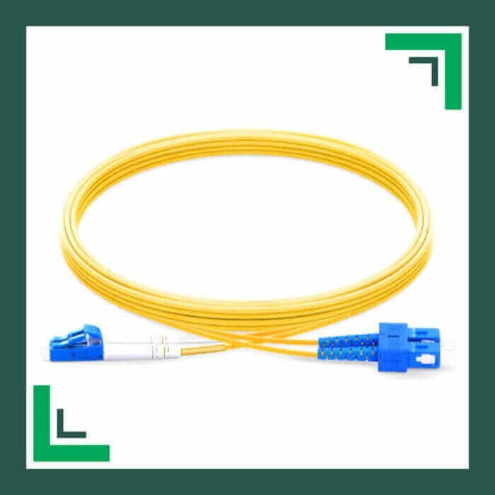 Fiber Optic Patch Cord Single Mode SC-LC-UPC Duplex LSZH