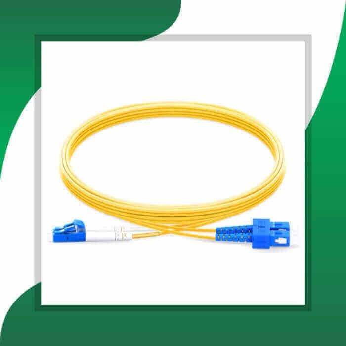 Fiber Optic Patch Cord Single Mode SC-LC-UPC Duplex LSZH