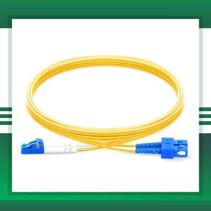 Fiber Optic Patch Cord Single Mode SC-LC-UPC Duplex LSZH