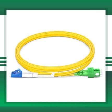SC APC to LC UPC Duplex Fiber Optic Patch Cord LSZH single mode Fiber Optic Patch Cord Single Mode SC-APC-LC-UPC Duplex LSZH Fiber Optic Patch Cord SM SC-APC-LC-UPC DX LSZH