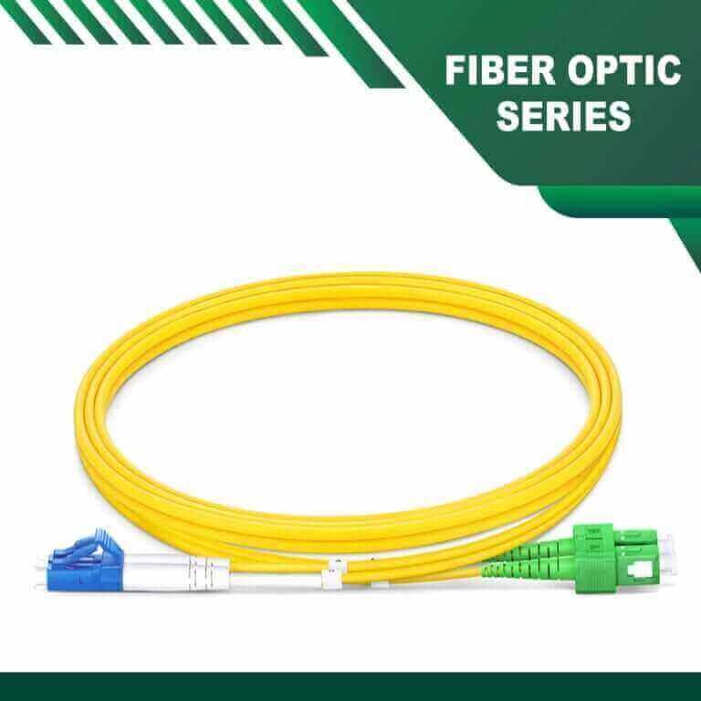 Home 2 SC APC LC-UPC Duplex Fiber Optic Fiber Optic Patch Cord SM SC-APC-LC-UPC Duplex