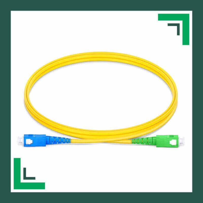 Fiber Optic Patch Cord Single Mode SC-APC-SC-UPC Simplex LSZH