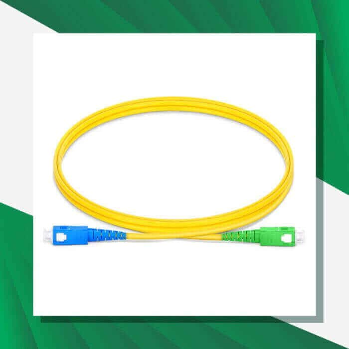 Fiber Optic Patch Cord Single Mode SC-APC-SC-UPC Simplex LSZH