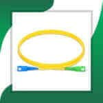 Fiber Optic Patch Cord Single Mode SC-APC-SC-UPC Simplex LSZH