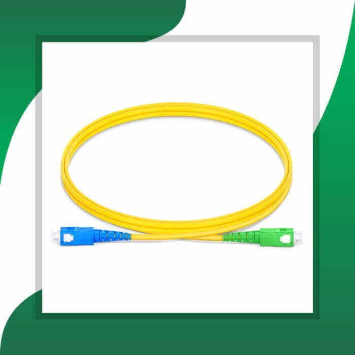 Fiber Optic Patch Cord Single Mode SC-APC-SC-UPC Simplex LSZH