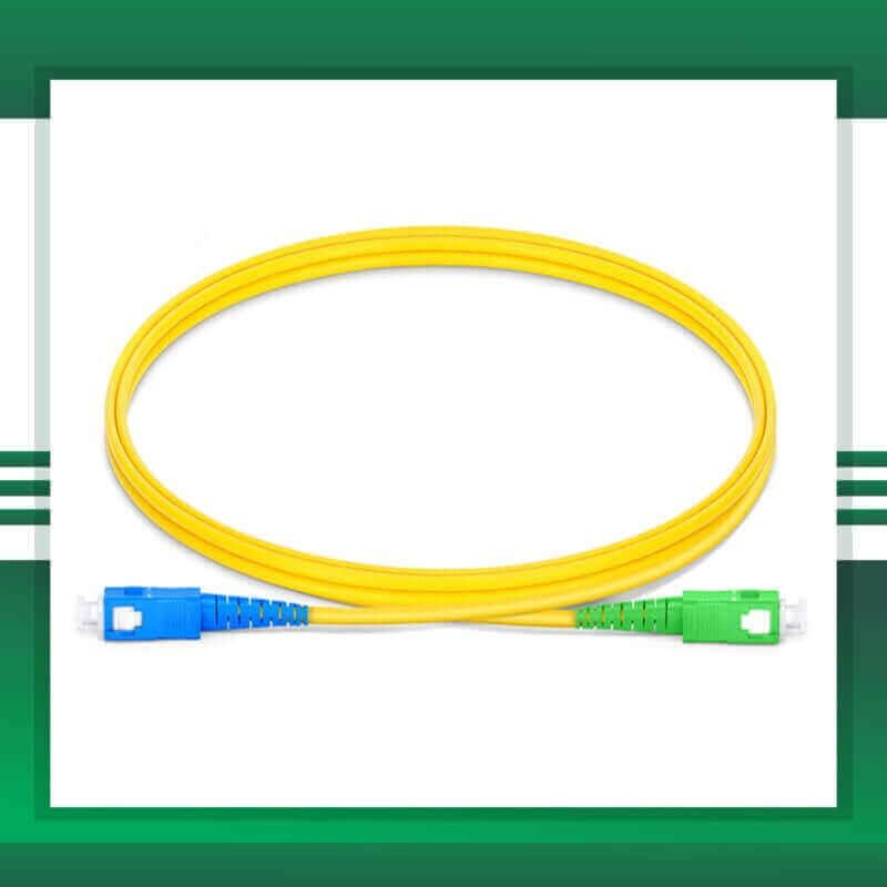 Fiber Optic Patch Cord Single Mode SC-APC-SC-UPC Simplex LSZH
