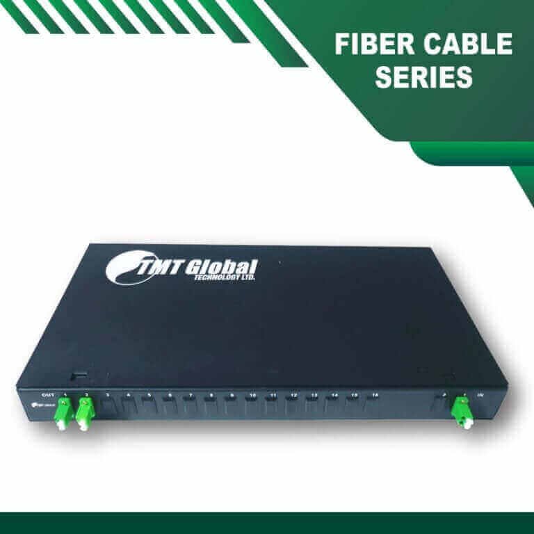 Home 4 Fiber Splitter LC APC 2 X 4 Rack Mounted
