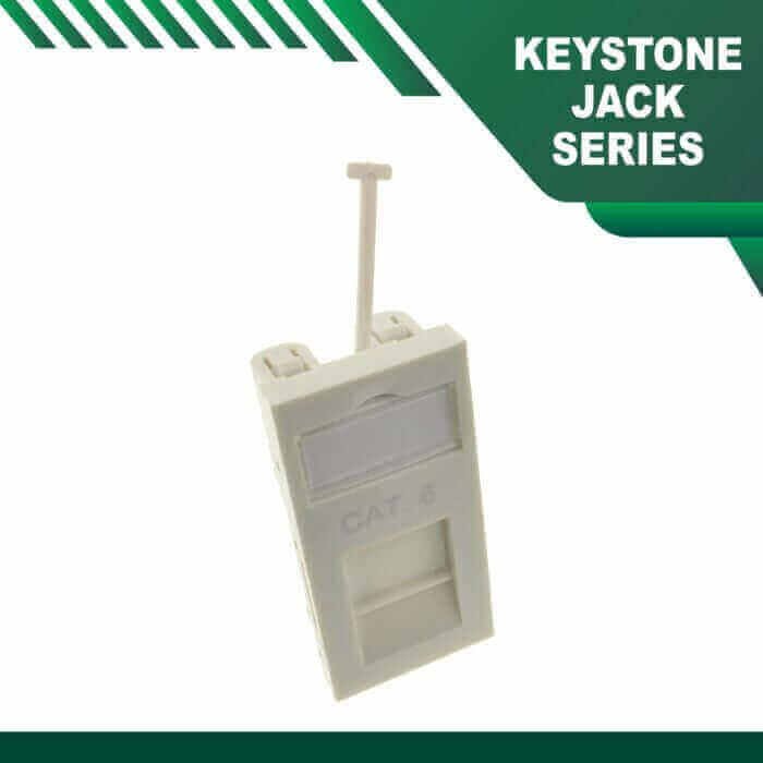 cat6 keystone jack UTP Tools Less floor Mounted