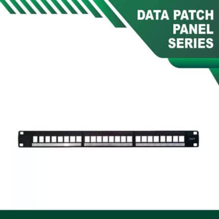 24 port cat6 Patch Panel 19 inch 1u Unloaded