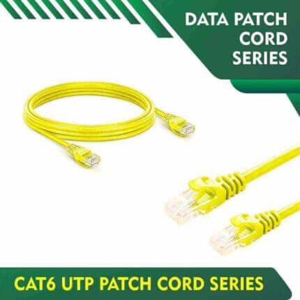 80 meter cat6 23 awg utp ethernet patch cord 10 meter cat6 23 awg utp ethernet patch cord YELLOW