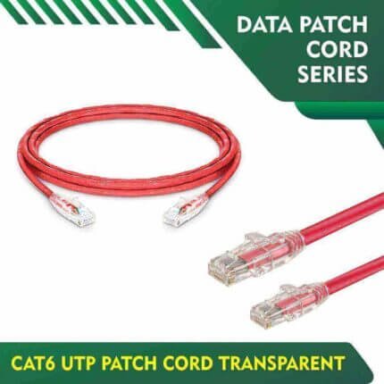 50 meter transparent cat6 23 awg utp patch cord 4 meter transparent cat6 23 awg utp patch cord red