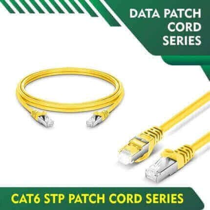 bulk patch cables cat6a stp 24 awg network 4m flat patch cables cat6 stp 24awg data patch cord 3m YELLOW