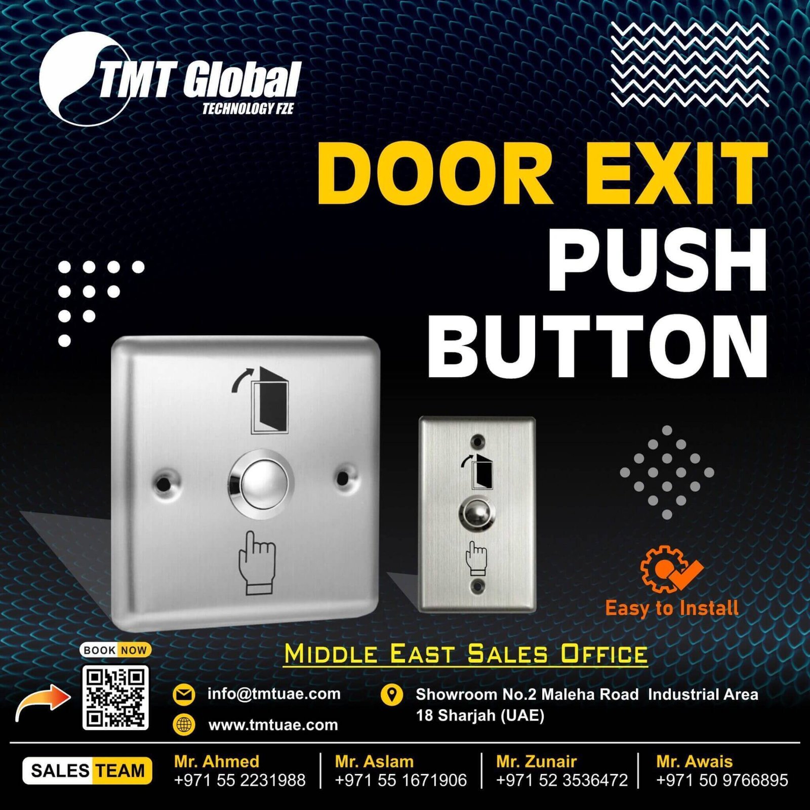 5 best Door Exit Push Buttons - Sahil Global Communication Company