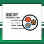 Home Automations cable 3core 1.5mm shielded TMT-0316CKSRK-HAN-1