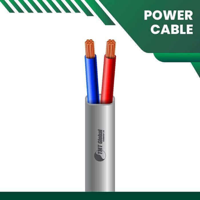 2 way power cable 2 core flat 1.5mm 305m