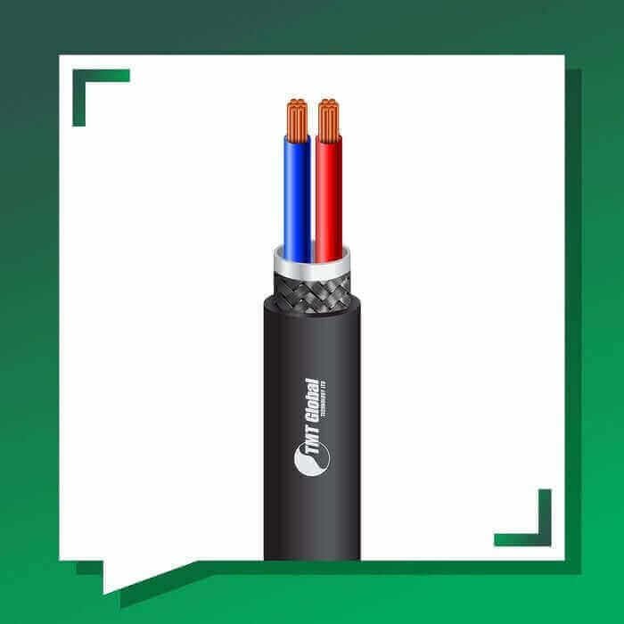 Power cable 2core shielded outdoor 1.5mm TMT-0216CKBRK-PR-4