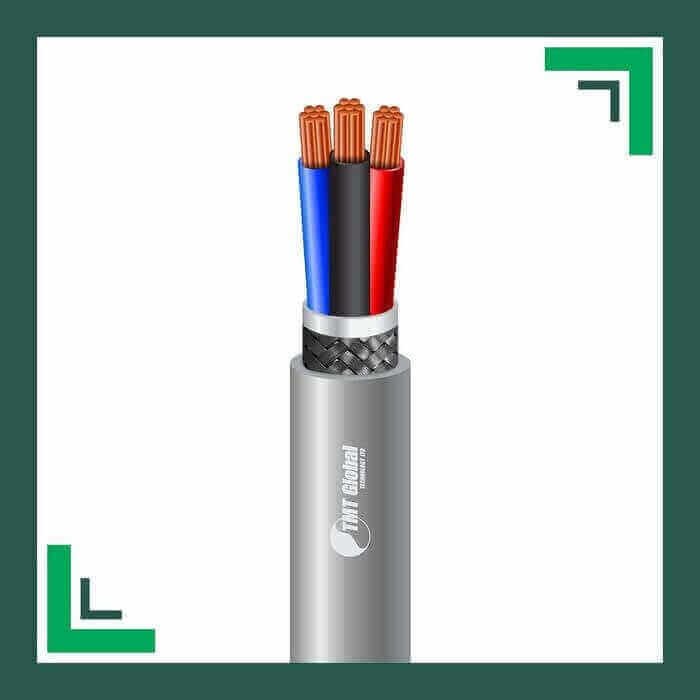 Power cable 3core shielded 1.5mm TMT-0316CPBRG-PR-2