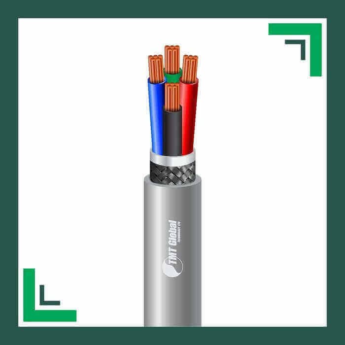 Power cable 4core shielded 1.5mm TMT-0416CPBRG-PR -2