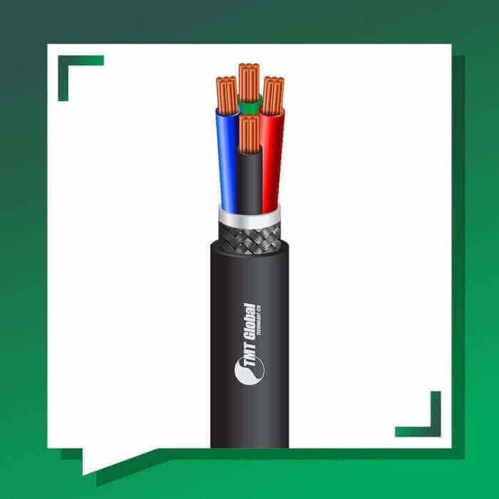Power cable 4core shielded outdoor 1.5mm TMT-0416CKBRK-PR-4