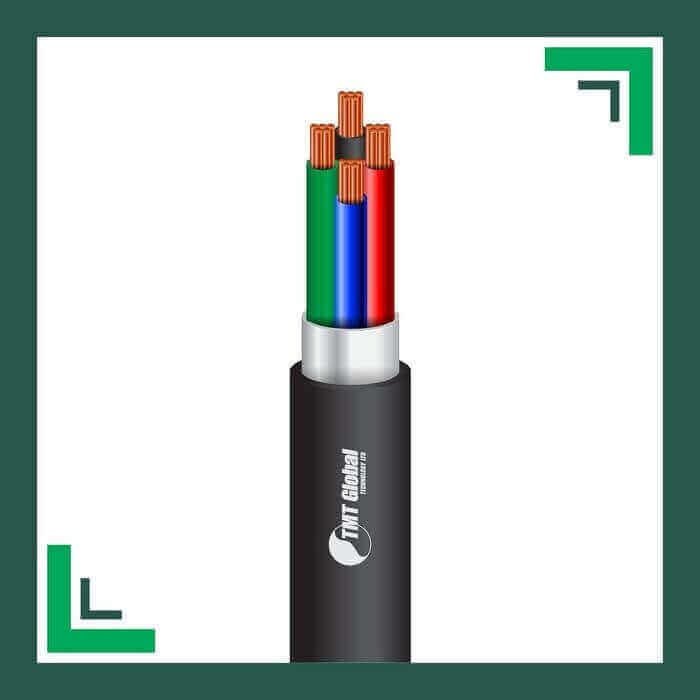 Power cable 4core shielded outdoor 1.5mm TMT-0416CKSRK-PR-3