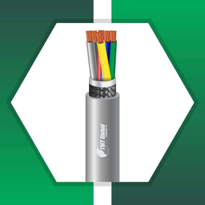 Power cable 6core shielded 1.5mm TMT-0616CPBRG-PR-3