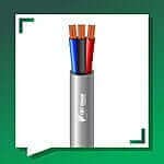 Security cable 3core 1.5mm TMT-0316CPURG-ST-4