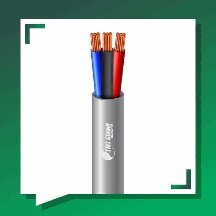 Security cable 3core 1.5mm TMT-0316CPURG-ST-4