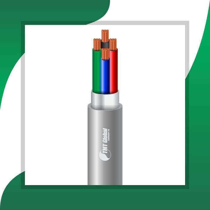 Security cable 4core shielded 1.5mm TMT-0416CPSRG-ST-6