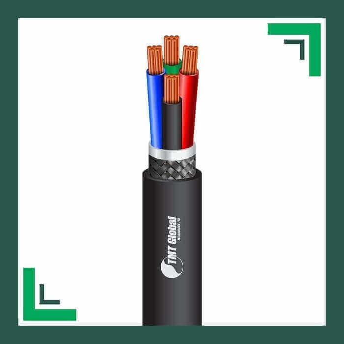 Security cable 4core shielded outdoor 1.5mm TMT-0416CKBRK-ST-2