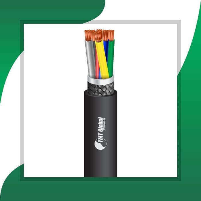 Security cable 6core shielded outdoor 1.5mm TMT-0616CKBRK-ST-6