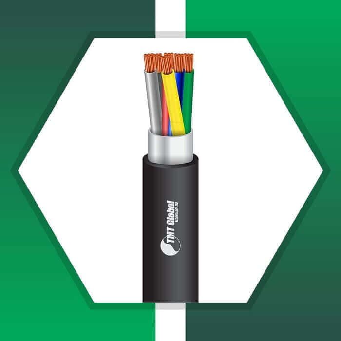 Security cable 6core shielded outdoor 1.5mm TMT-0616CKSRK-ST-3
