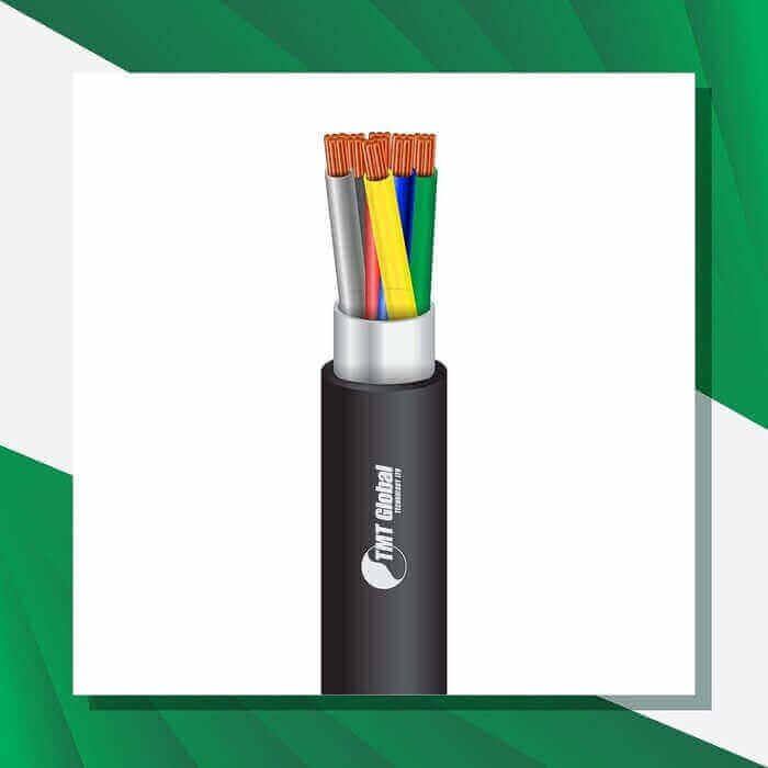 Security cable 6core shielded outdoor 1.5mm TMT-0616CKSRK-ST-5