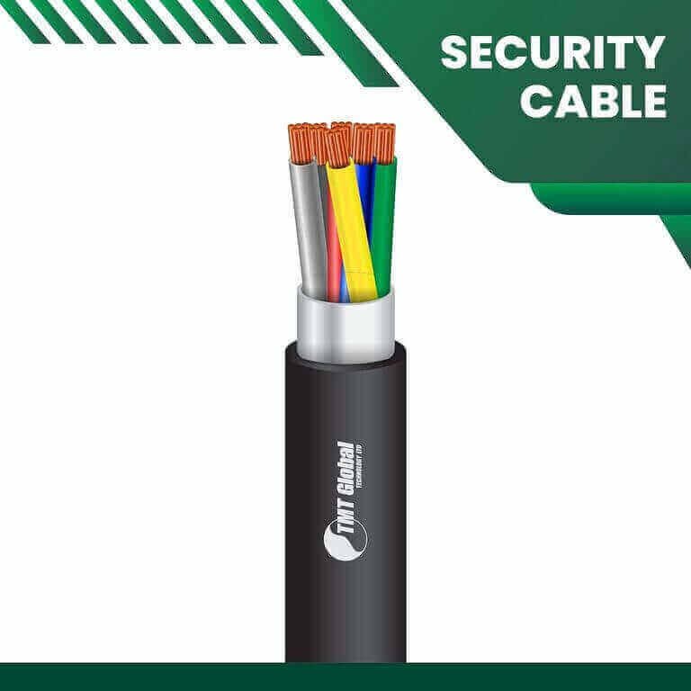 Home 10 Security Cable 6 core Shielded Braided 1.5mm 305m
