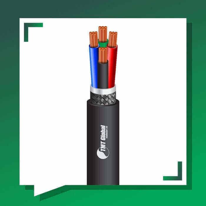 Speaker cable 4core shielded outdoor 1.5mm TMT-0416CKBRK-SR-4