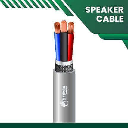 Speaker cable shielded 3core 1.5mm TMT-0316CPBRG-SR