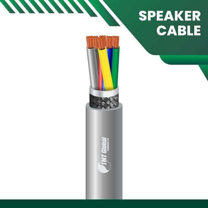 Speaker cable shielded 6core 1.5mm TMT-0616CPBRG-SR