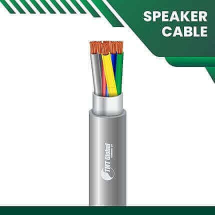 Speaker cable shielded 6core 1.5mm TMT-0616CPSRG-SR